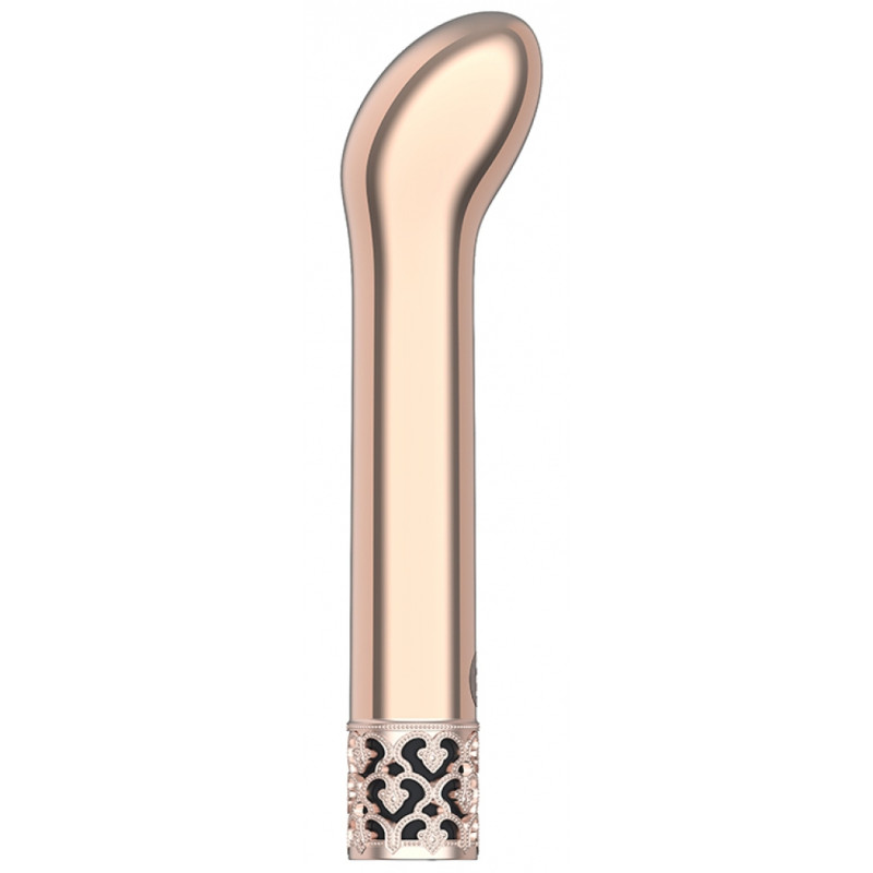Royal Gems Mini Vibro Jewel Royal 12cm Rose doré
